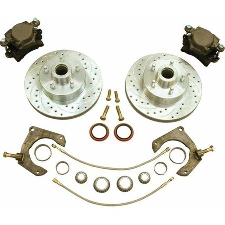HELIX SUSPENSION BRAKES AND STEERING Helix Suspension Brakes and Steering 25922 Mustang II 11 inch High Performance Big Brake Conversion Kit Ford Bolt Pattern 25922